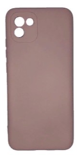 Накладка для Samsung Galaxy A03 Silicone cover без логотипа пудро Накладка для Samsung Galaxy A03 Silicone cover без логотипа пудро