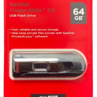 3.0 USB флеш накопитель SanDisk CZ600 Cruzer Glide 64GB (SDCZ600-064G-G35) черный