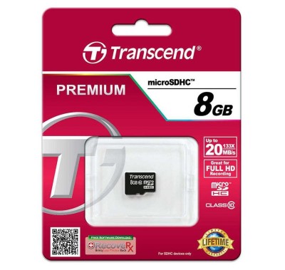 micro SDHC карта памяти Transcend 8GB Class 10 UHS-I (без адаптера) micro SDHC карта памяти Transcend 8GB Class 10 UHS-I (без адаптера)