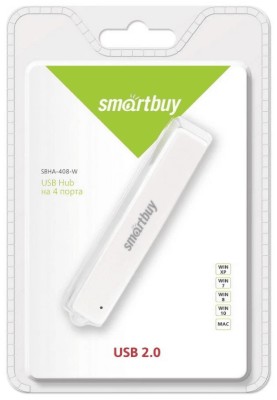 USB-HUB Smartbuy 4 порта белый (SBHA-408-W) USB-HUB Smartbuy 4 порта белый (SBHA-408-W)