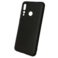 Чехол-накладка для Huawei Nova 4 силикон матовый чёрный