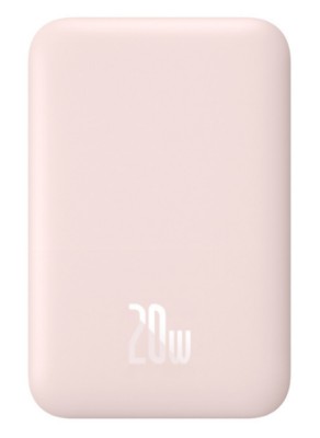 Powerbank с беспроводной зарядкой Baseus Magnetic Wireless 6000mAh 20W (PPCX020004) розовый Powerbank с беспроводной зарядкой Baseus Magnetic Wireless 6000mAh 20W (PPCX020004) розовый