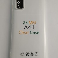 Чехол-накладка силикон 2.0мм Samsung Galaxy A41 прозрачный