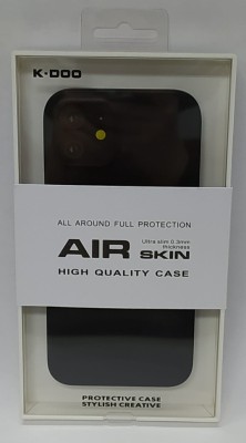 Накладка для i-Phone 12 K-Doo Air Skin пластик чёрный Накладка для i-Phone 12 K-Doo Air Skin пластик чёрный