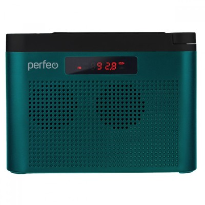 Портативный радиоприемник Perfeo Тайга 6Вт/FM/AUX/USB/MicroSD (PF_C4940) морской синий Портативный радиоприемник Perfeo Тайга 6Вт/FM/AUX/USB/MicroSD (PF_C4940) морской синий