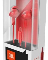 Наушники с микрофоном JBL C100SI 1.2м красные