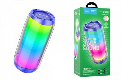 Bluetooth колонка Hoco HC8 BT5.0/1800mAh/4ч/10Вт/TF/FM/USB/AUX синяя Bluetooth колонка Hoco HC8 BT5.0/1800mAh/4ч/10Вт/TF/FM/USB/AUX синяя