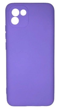 Накладка для Samsung Galaxy A03 Silicone cover без логотипа лаванда Накладка для Samsung Galaxy A03 Silicone cover без логотипа лаванда