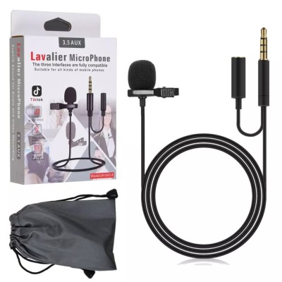 Микрофон Lavalier JH-043 петличка/1.5м/3.5мм черный Микрофон Lavalier JH-043 петличка/1.5м/3.5мм черный