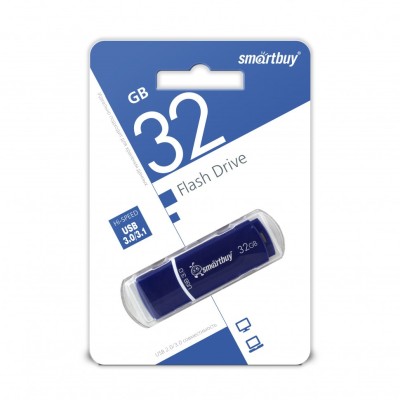3.0 USB флеш накопитель Smartbuy 32GB Crown Blue (SB32GBCRW-Bl) 3.0 USB флеш накопитель Smartbuy 32GB Crown Blue (SB32GBCRW-Bl)