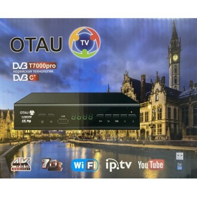 ТВ-приставка для приема цифрового телевидения OTAU TV T7000 Pro ТВ-приставка для приема цифрового телевидения OTAU TV T7000 Pro