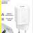 Зарядный блок USB-C Baseus Super Si Quick Charger 1C 30W, Быстрая зарядка, белое