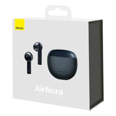 Мобильная Bluetooth-гарнитура Baseus AirNora BT5.0/35mAh (450mAh)/4ч (NGW2-01) черная Мобильная Bluetooth-гарнитура Baseus AirNora BT5.0/35mAh (450mAh)/4ч (NGW2-01) черная