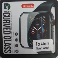 Защитное стекло для Apple Watch "41" чёрное  3D