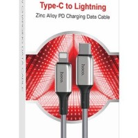 Usb Кабель-зарядка Type-C на Lightning Hoco X66 Howdy 20W 1м силиконовый серый