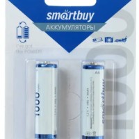 Аккумулятор NiMh Smartbuy AA/2BL 1000 mAh (24/240) (SBBR-2A02BL1000)