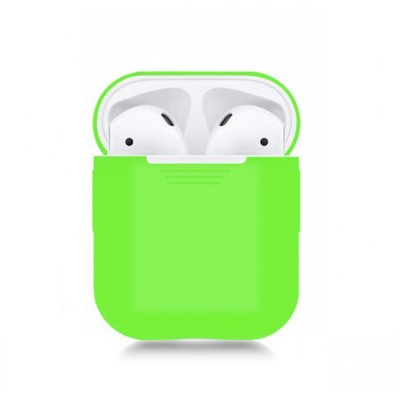 Силиконовый чехол для AirPods салатовый Силиконовый чехол для AirPods салатовый