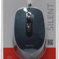 Мышь проводная беззвучная Smartbuy ONE 265 USB/DPI 800-1200-1600-2400/4 кнопки/1.5м синяя (SBM-265-B