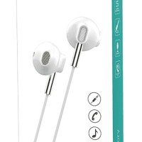 Стереонаушники Hoco M57 Sky sound с микрофоном 1.2м белые