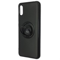 Чехол-накладка для Xiaomi Redmi 9A силикон iface с держателем черный