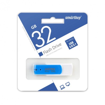 3.0 USB флеш накопитель Smartbuy 32GB Diamond Blue (SB32GBDB-3) 3.0 USB флеш накопитель Smartbuy 32GB Diamond Blue (SB32GBDB-3)