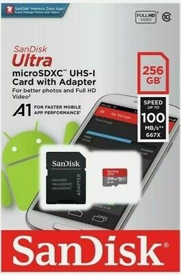 micro SDXC карта памяти SanDisk 256GB Class10 UHS-1 Ultra Android 100MB/s с ад. (SDSQUAR-256G-GN6MA) micro SDXC карта памяти SanDisk 256GB Class10 UHS-1 Ultra Android 100MB/s с ад. (SDSQUAR-256G-GN6MA)