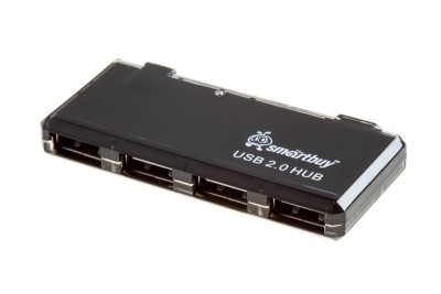 USB-HUB Smartbuy 4 порта (SBHA-6110-K) черный USB-HUB Smartbuy 4 порта (SBHA-6110-K) черный
