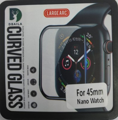 Защитное стекло для Apple Watch &quot;45&quot; чёрное 3D Защитное стекло для Apple Watch "45" чёрное 3D