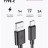 Usb Кабель для зарядки Type-C Hoco Speed X88 3A 1м черный