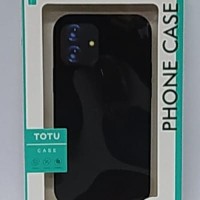 Накладка для i-Phone 12 mini 5.4" TOTU Orl под кожу черная