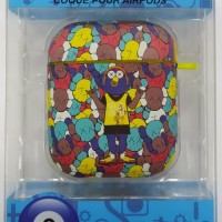 Силиконовый светящийся в темноте чехол для AirPods 1/2 Luxo Kaws рисунок №4
