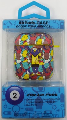 Силиконовый светящийся в темноте чехол для AirPods 1/2 Luxo Kaws рисунок №4 Силиконовый светящийся в темноте чехол для AirPods 1/2 Luxo Kaws рисунок №4