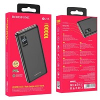 Powerbank Borofone BJ15 10000mAh 22.5W 2USB/Type-C с дисплеем черный