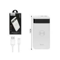 Powerbank с беспроводной зарядкой Hoco J11 10000mAh 2USB белый