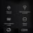 Зонт автоматический Xiaomi Full Automatic Zuodu Umbrella LED, черный