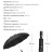 Зонт автоматический Xiaomi Full Automatic Zuodu Umbrella LED, черный