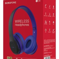 Стереонаушники Bluetooth полноразмерные Borofone BO4 BT5.0/200mAh/5ч синие