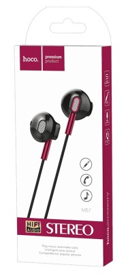 Стереонаушники Hoco M57 Sky sound с микрофоном 1.2м черные Стереонаушники Hoco M57 Sky sound с микрофоном 1.2м черные