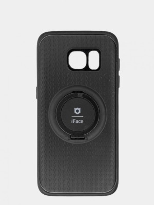 Чехол-накладка для Samsung Galaxy S7 силикон iface с держателем черный Чехол-накладка для Samsung Galaxy S7 силикон iface с держателем черный