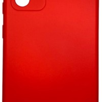 Накладка для Samsung Galaxy A52 Silicone cover без логотипа красная