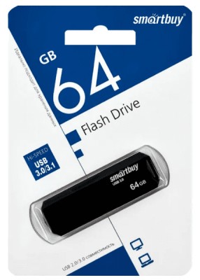 3.1 USB флеш накопитель SmartBuy 64GB CLUE Black (SB64GBCLU-K3) 3.1 USB флеш накопитель SmartBuy 64GB CLUE Black (SB64GBCLU-K3)