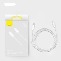 Кабель-зарядка Type-C на Lightning Baseus Dynamic series 20W 1м (CALD000002) белый