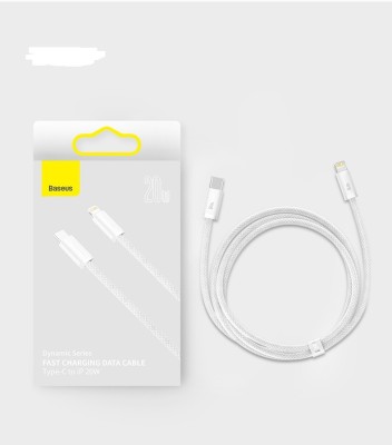 Кабель-зарядка Type-C на Lightning Baseus Dynamic series 20W 1м (CALD000002) белый Кабель-зарядка Type-C на Lightning Baseus Dynamic series 20W 1м (CALD000002) белый