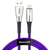 Usb Кабель-зарядка Micro Baseus Waterdrop 4A 2м (CAMRD-C05) фиолетовый
