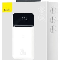 Powerbank с беспроводной зарядкой Baseus Magnetic 1USB/USB-C 10000mAh 20W (PPCX-010202) белый