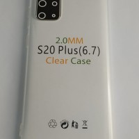 Чехол-накладка силикон 2.0мм Samsung Galaxy S20 Plus прозрачный