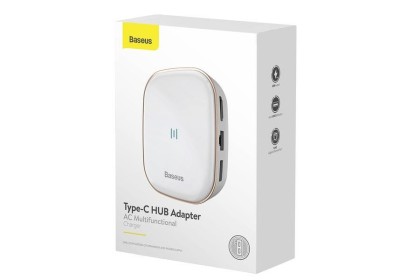 USB-С хаб Baseus 2USB/1C/SD/TF/HDMI 4K/RJ45/3.5мм CAHUB-AU02 белый USB-С хаб Baseus 2USB/1C/SD/TF/HDMI 4K/RJ45/3.5мм CAHUB-AU02 белый