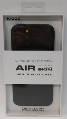 Накладка для i-Phone 12 Pro 6.1&quot; K-Doo Air Skin силикон черная Накладка для i-Phone 12 Pro 6.1" K-Doo Air Skin силикон черная