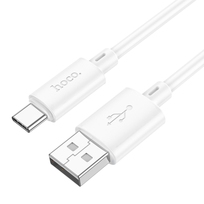 Usb Кабель-зарядка Type-C Hoco X88 3A 1м белый Usb Кабель-зарядка Type-C Hoco X88 3A 1м белый