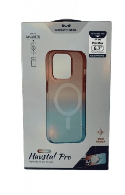Накладка для i-Phone 14 Pro Max Keephone Magsafe матовый розовый Накладка для i-Phone 14 Pro Max Keephone Magsafe матовый розовый